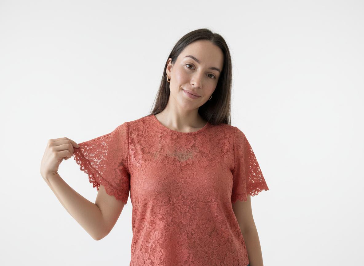 SAM - Blusa in pizzo