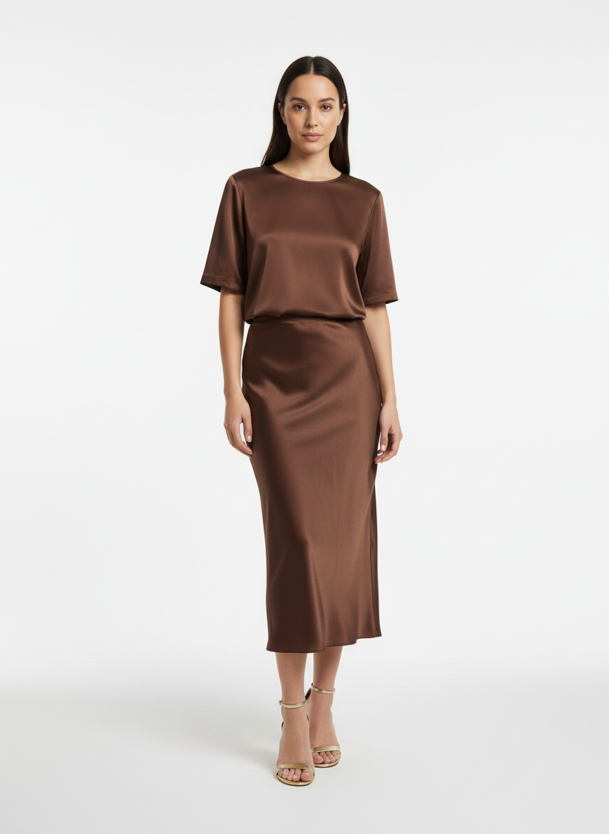 THELMA - Gonna midi in raso