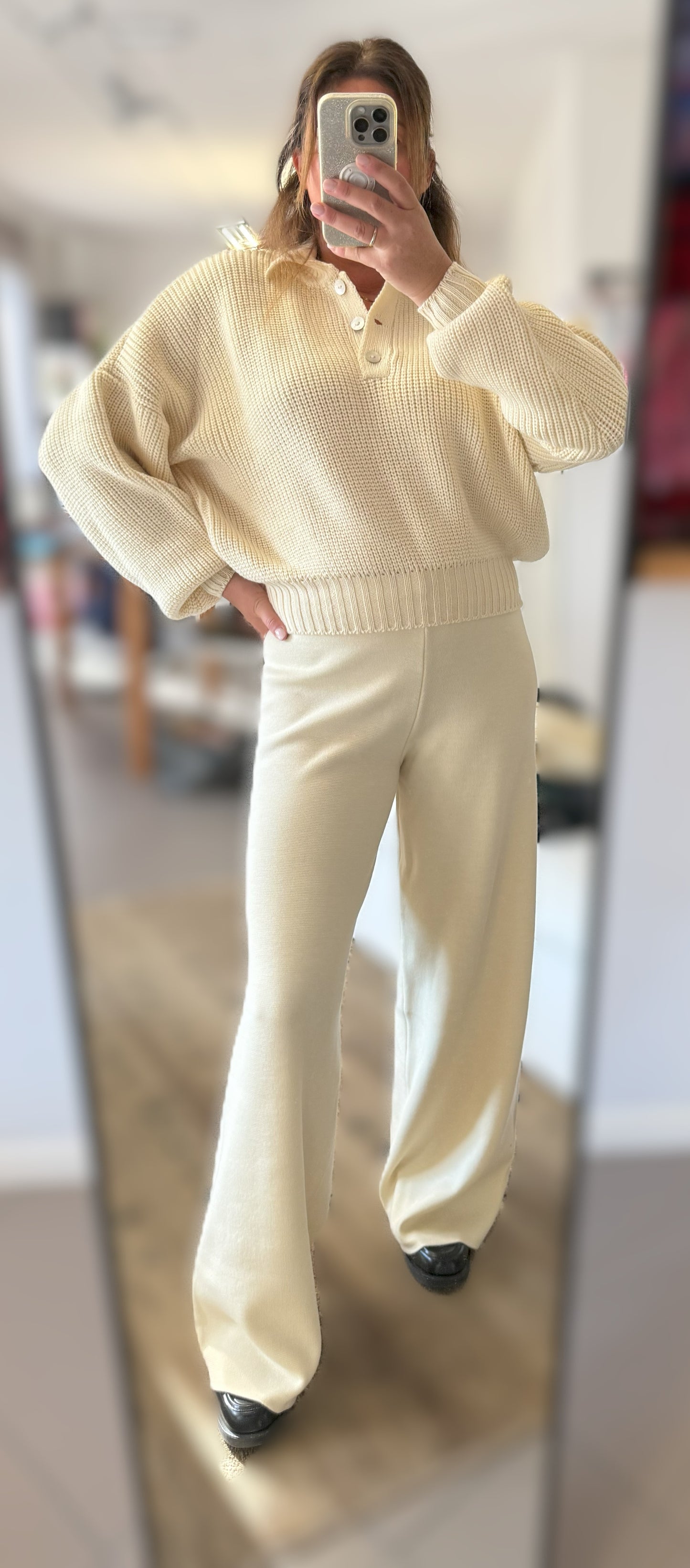 Farrah Pantalone in lana