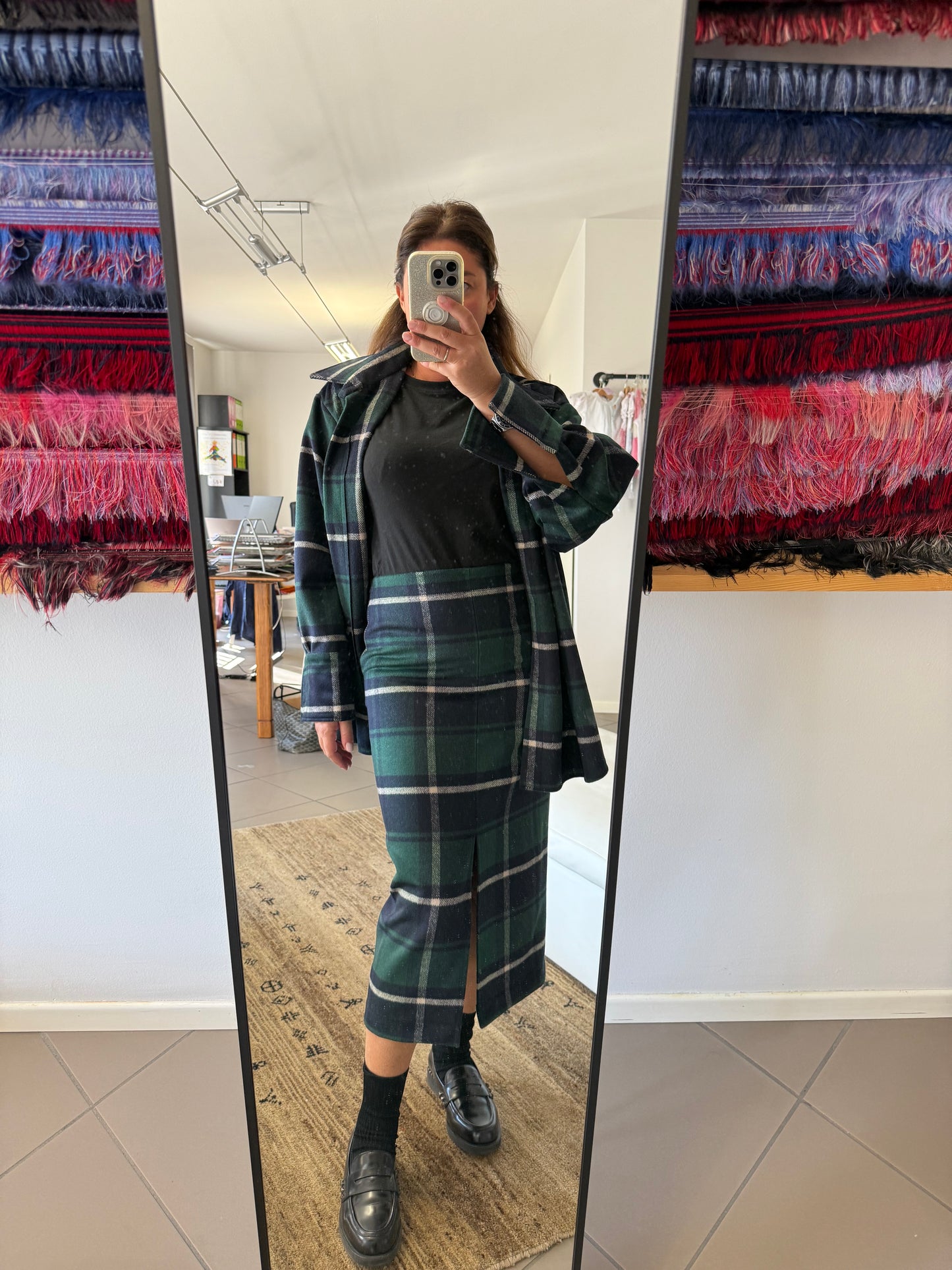 THELMA Gonna tubino Tartan