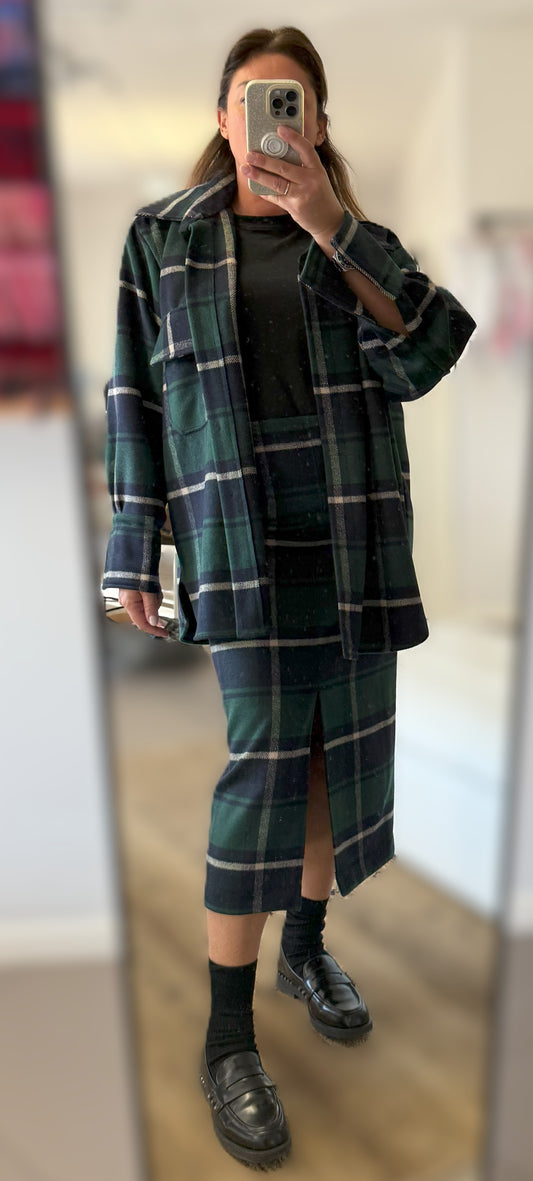 THELMA Gonna tubino Tartan