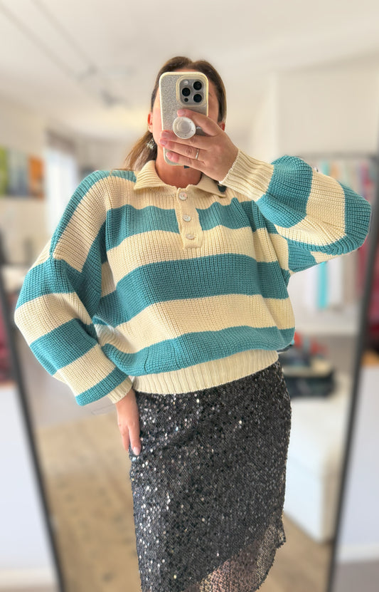 Kim Maglione Polo a righe