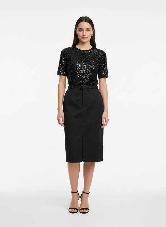 SAM - Blusa in paillettes