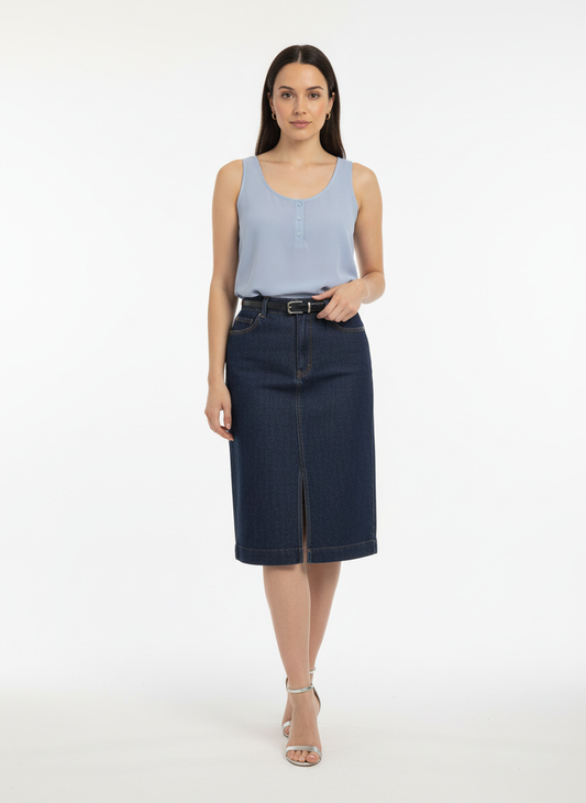 CORALINE gonna tubino Jeans