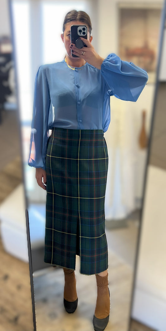 THELMA Gonna tubino Tartan