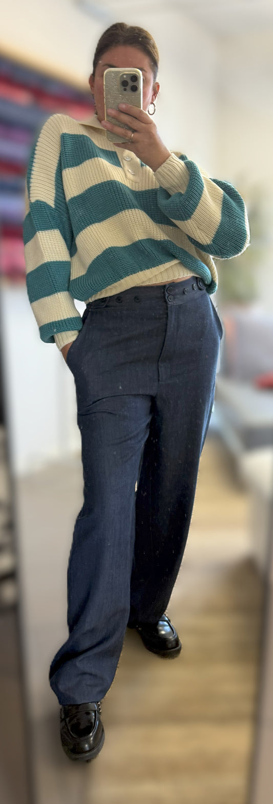 ERIN Pantalone con bottoni regolabili